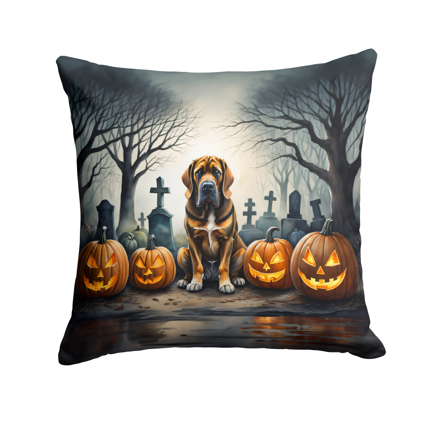 Basset Hound Spooky Halloween Foam Coasters