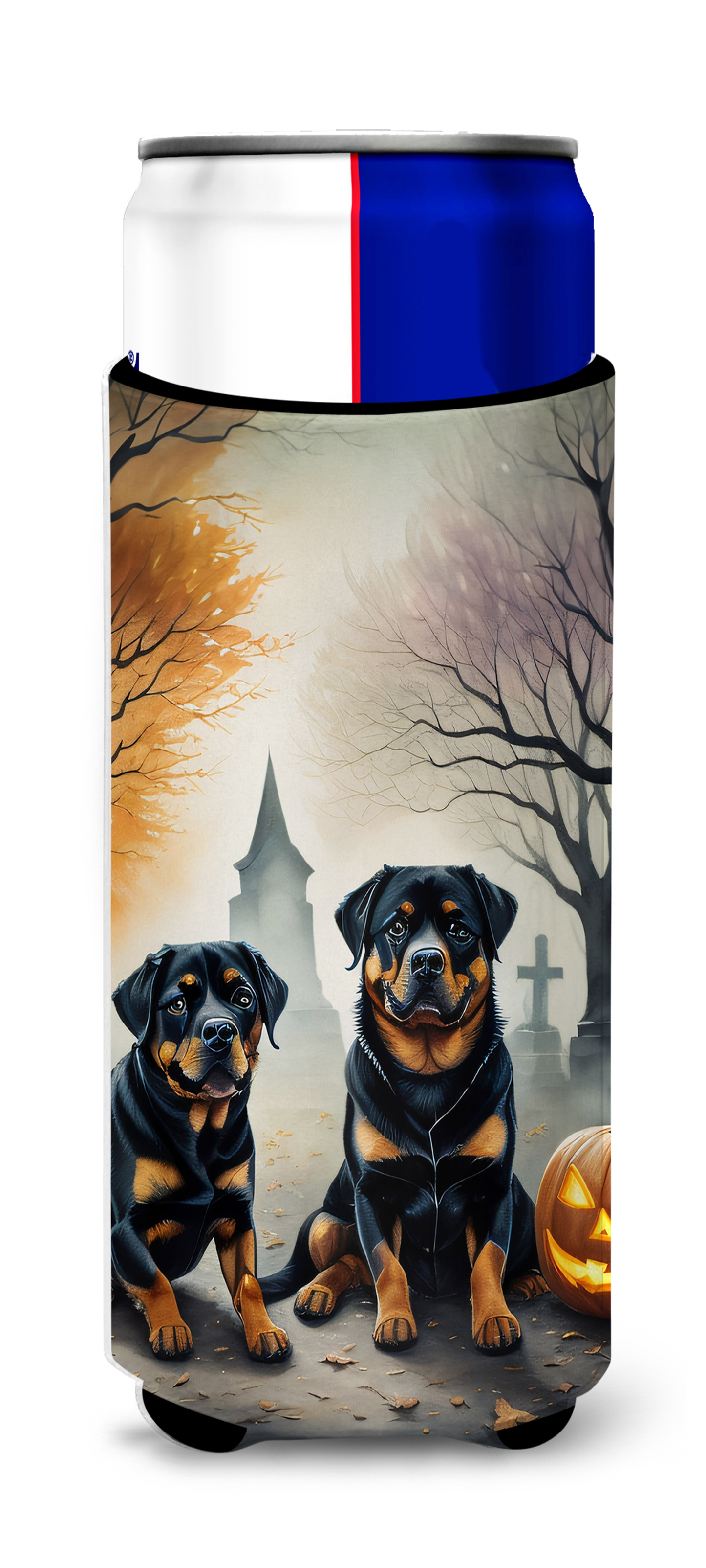 Yellow Labrador Retriever Spooky Halloween Foam Coasters