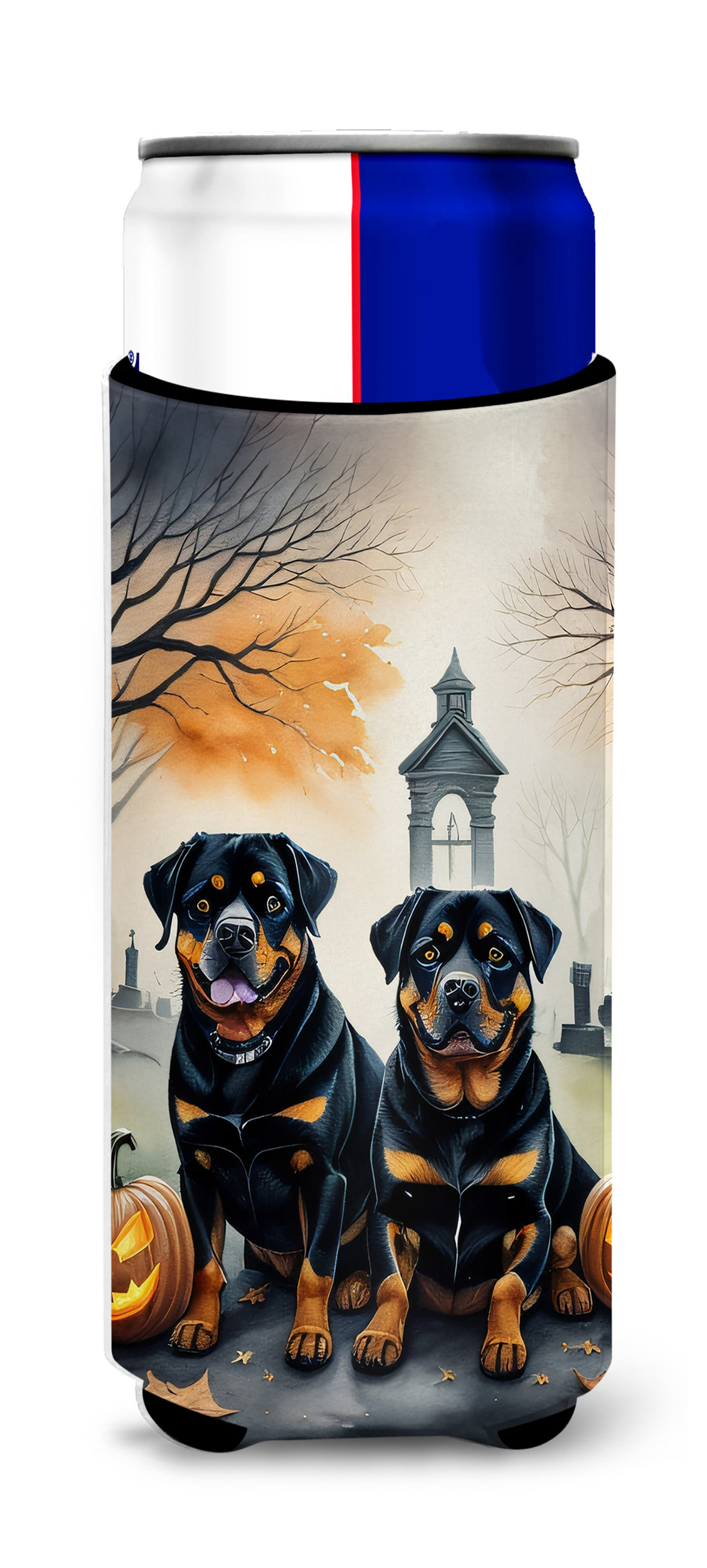 Yellow Labrador Retriever Spooky Halloween Foam Coasters