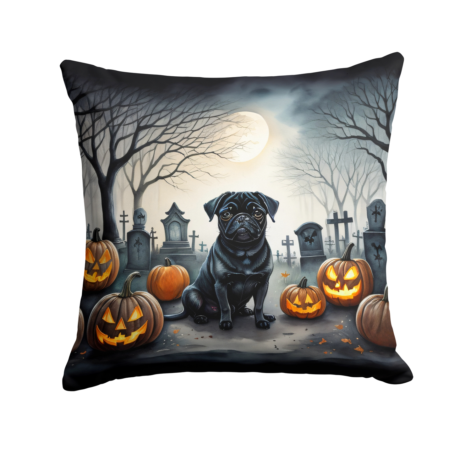 Yellow Labrador Retriever Spooky Halloween Foam Coasters