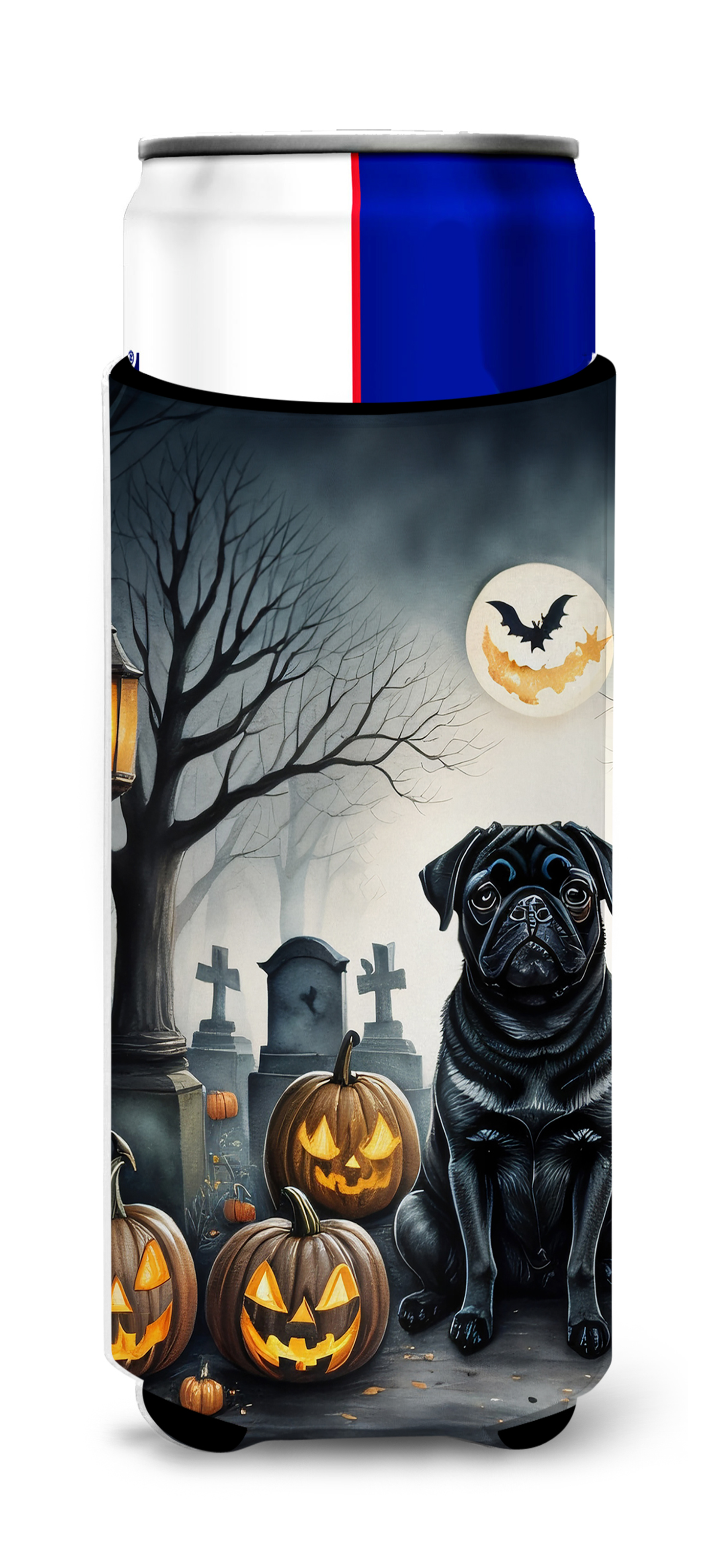 Yellow Labrador Retriever Spooky Halloween Foam Coasters