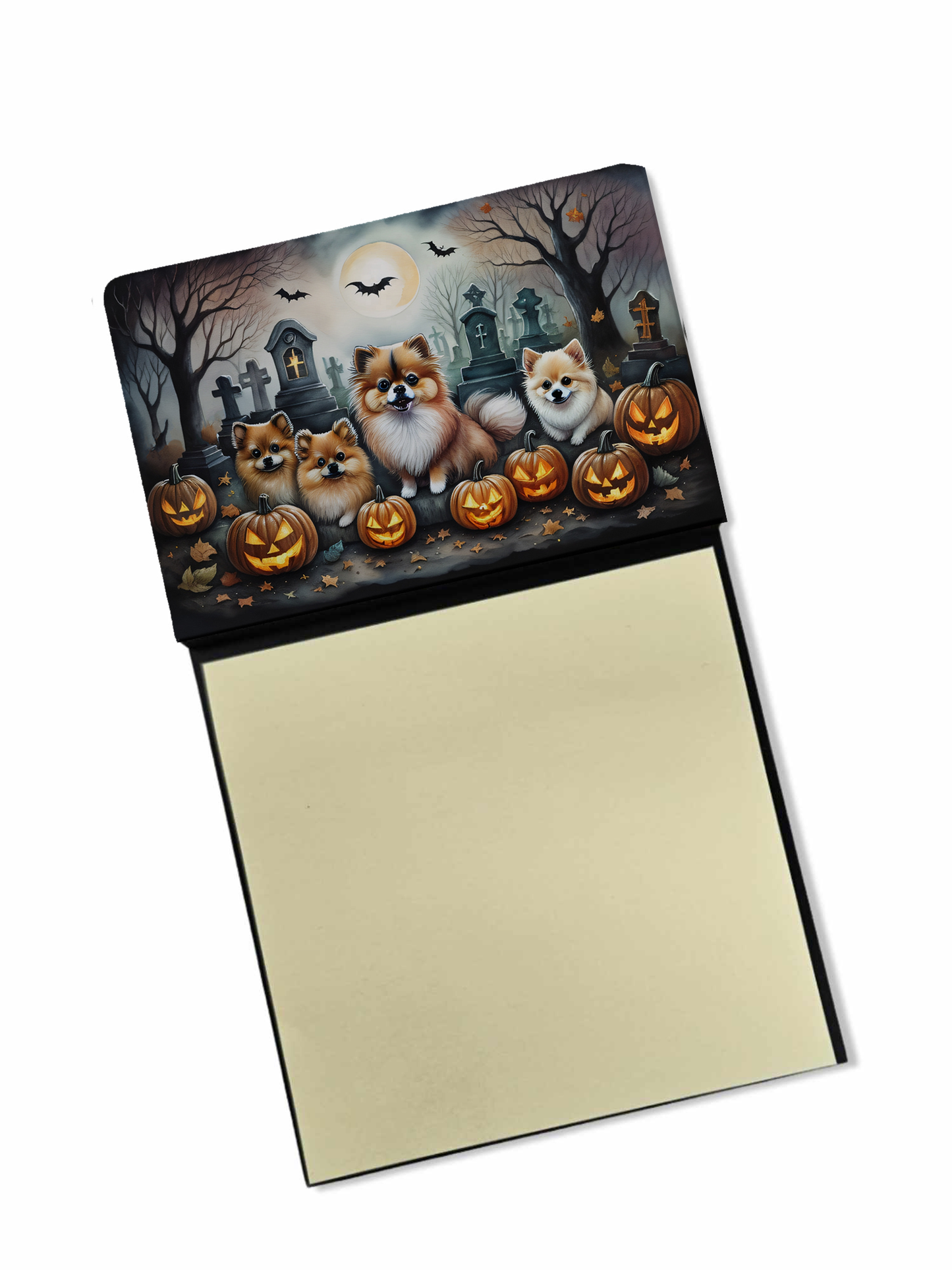 Yellow Labrador Retriever Spooky Halloween Foam Coasters