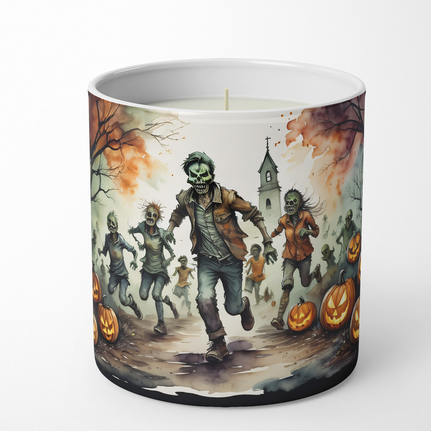 Zombies Spooky Halloween Foam Coasters