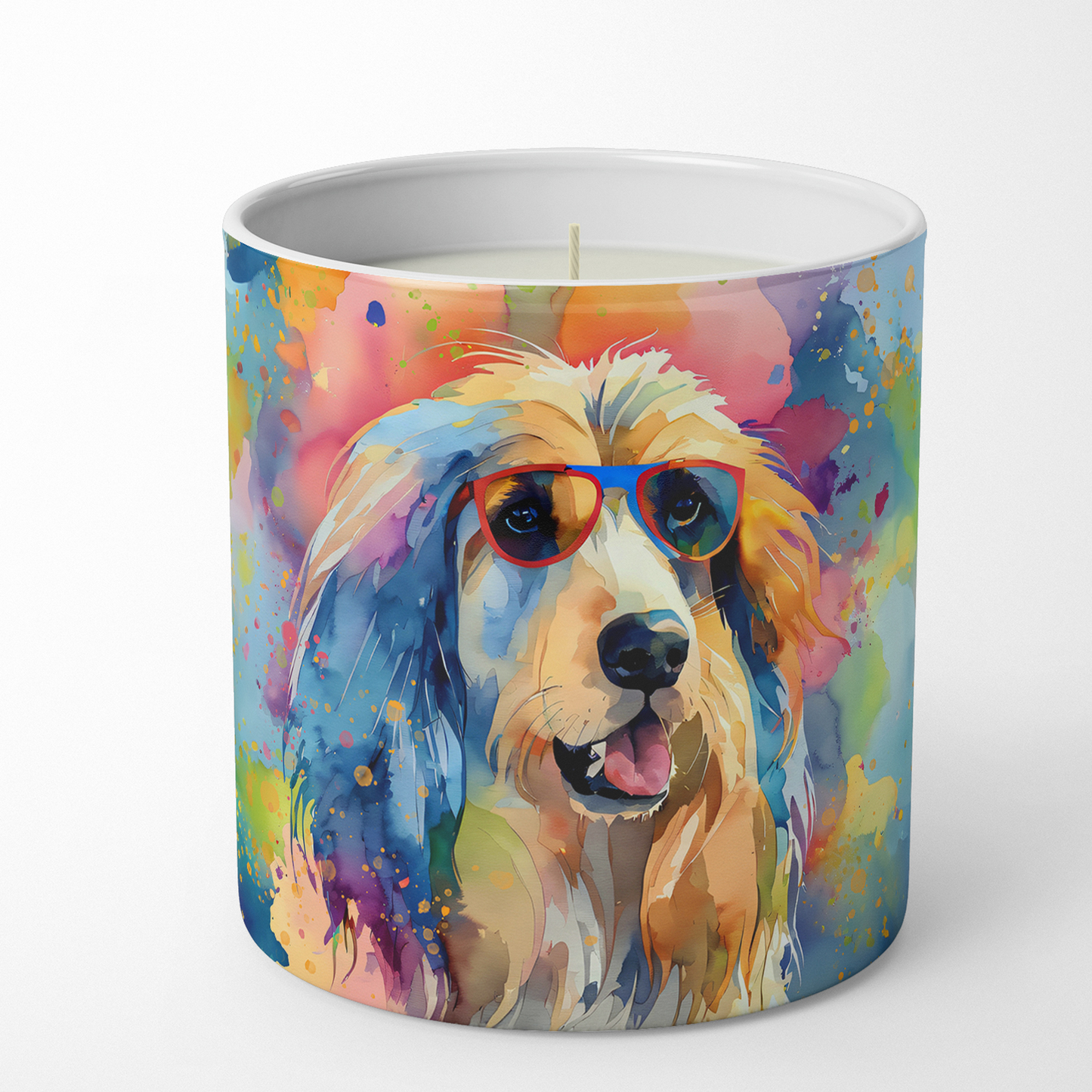 Afghan Hound Hippie Dawg Kitchen Towel