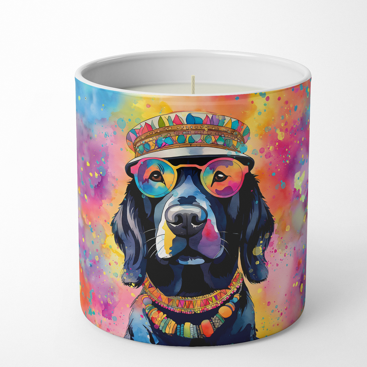 Black Labrador Hippie Dawg Kitchen Towel