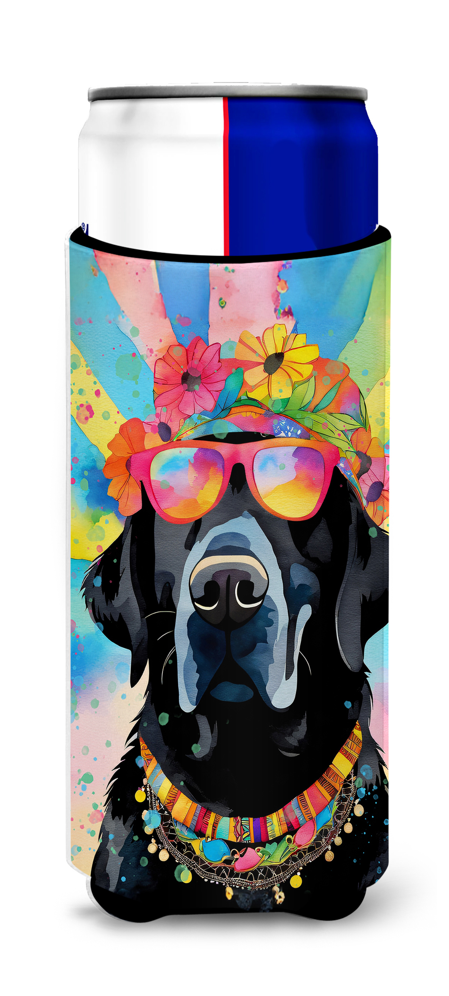 Black Labrador Hippie Dawg Kitchen Towel