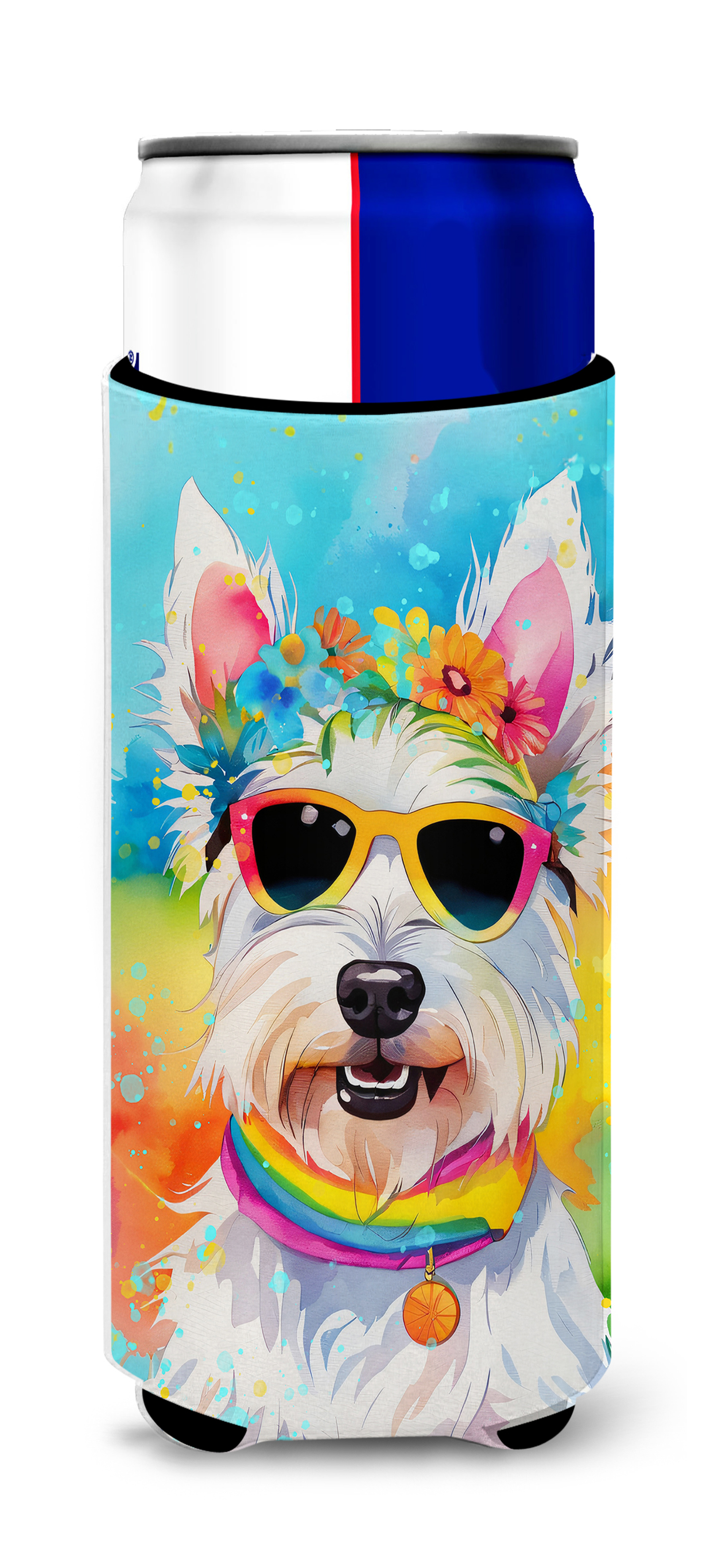 Westie Hippie Dawg Kitchen Towel