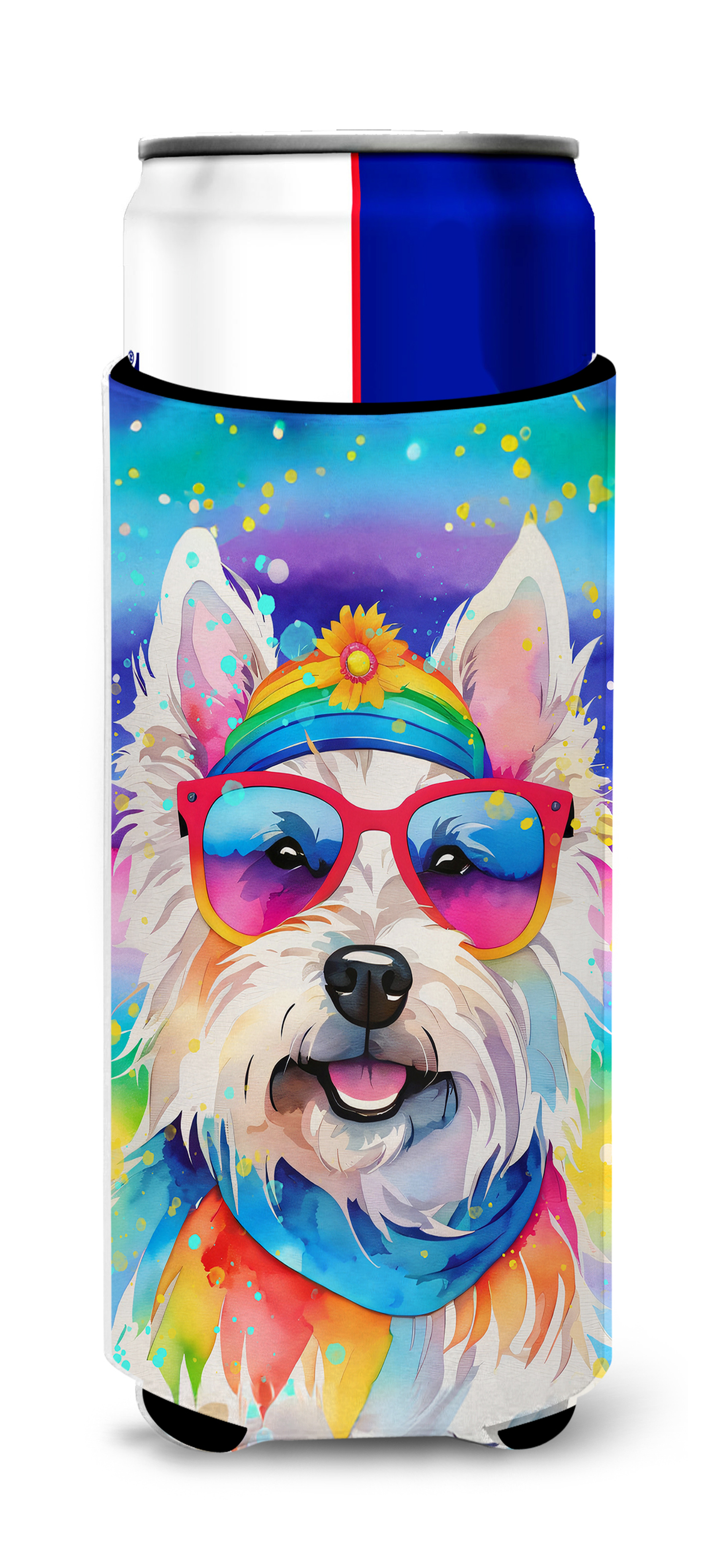 Westie Hippie Dawg Kitchen Towel