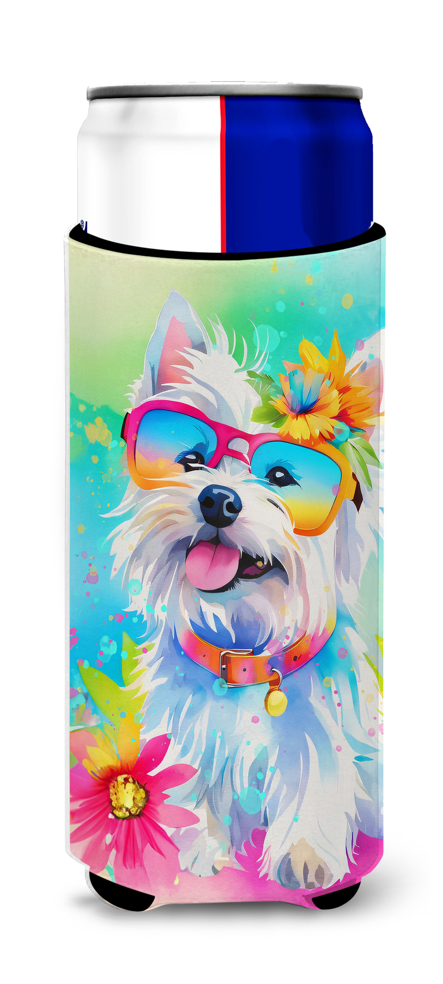 Westie Hippie Dawg Kitchen Towel