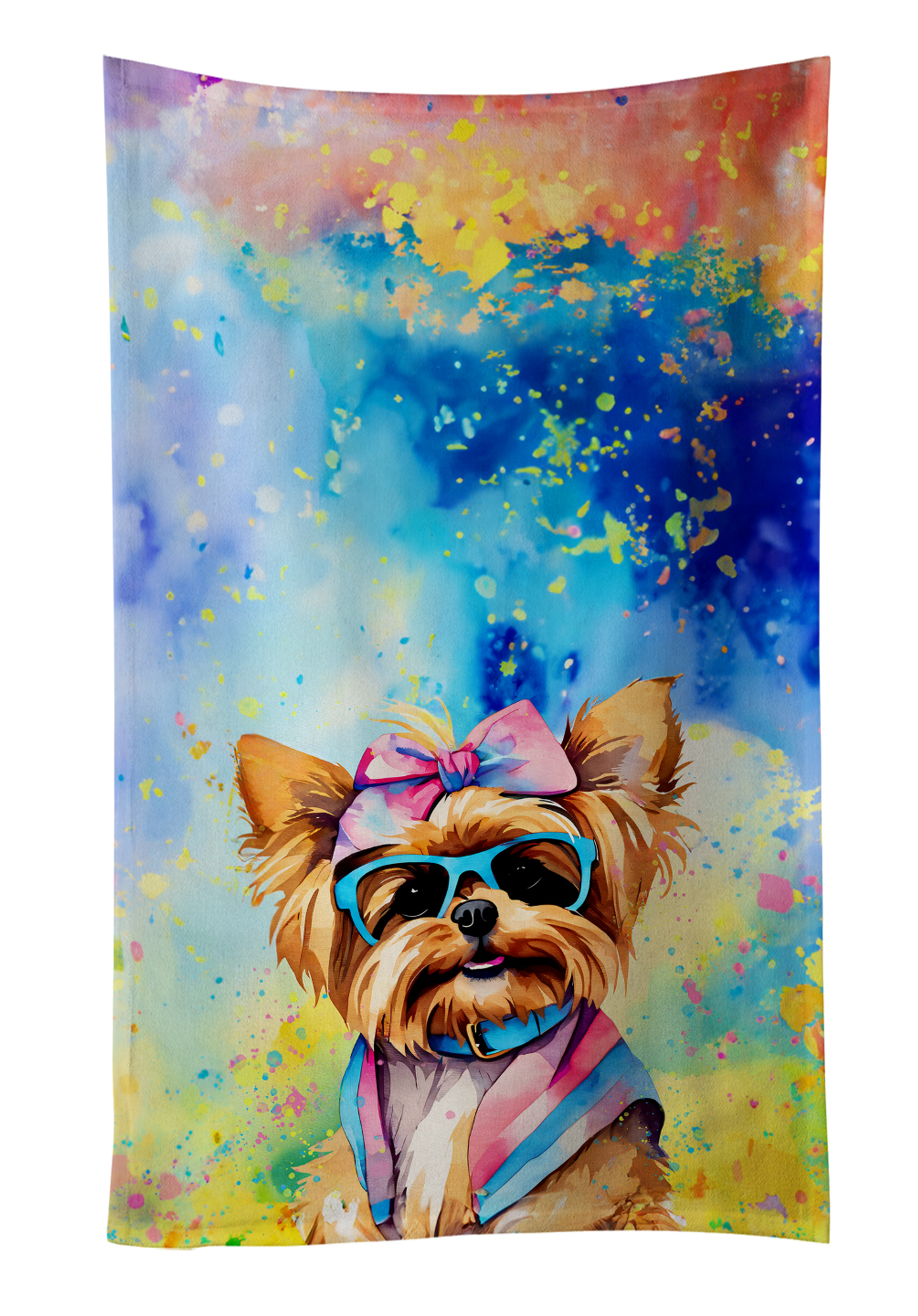 Westie Hippie Dawg Kitchen Towel