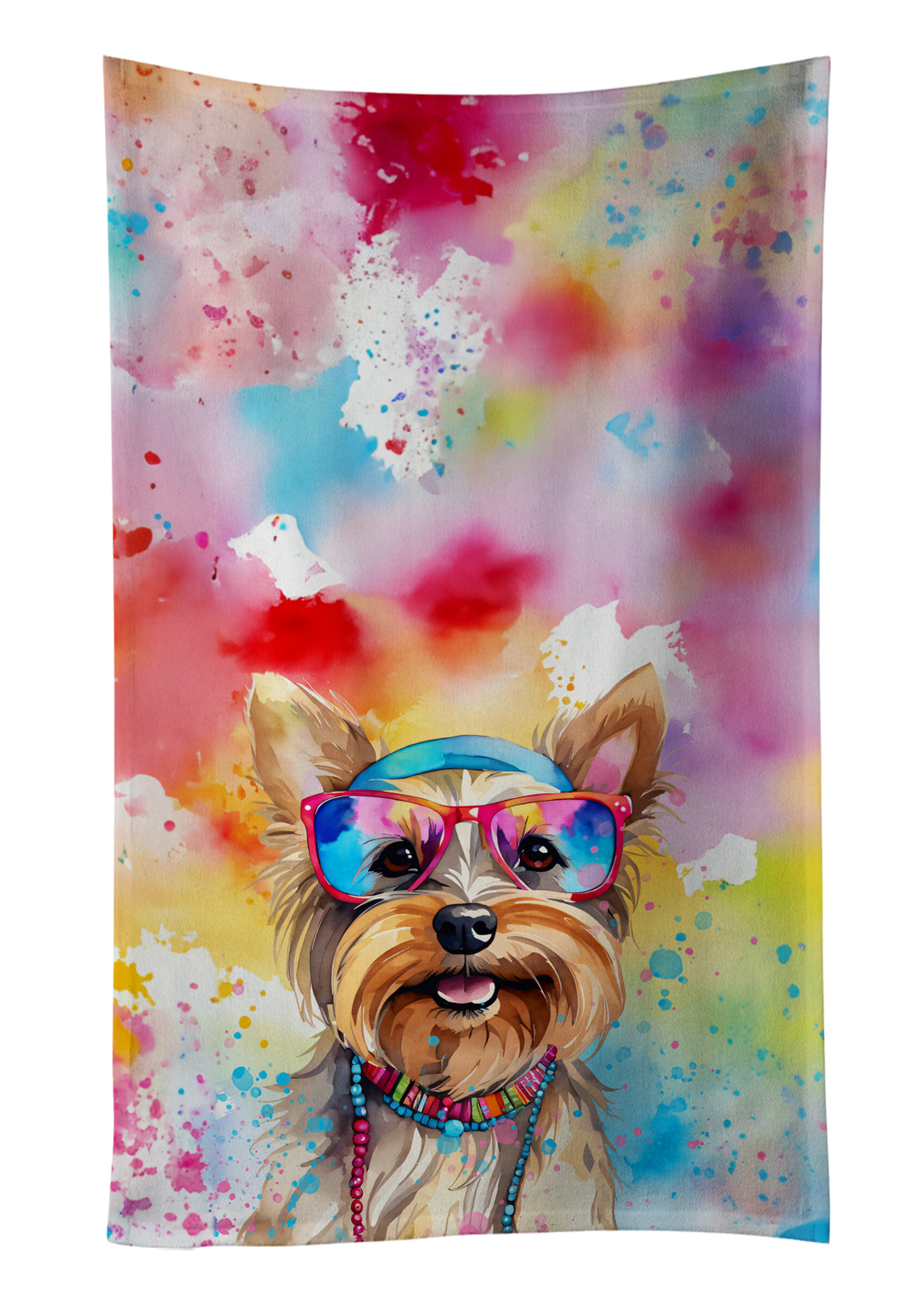 Westie Hippie Dawg Kitchen Towel