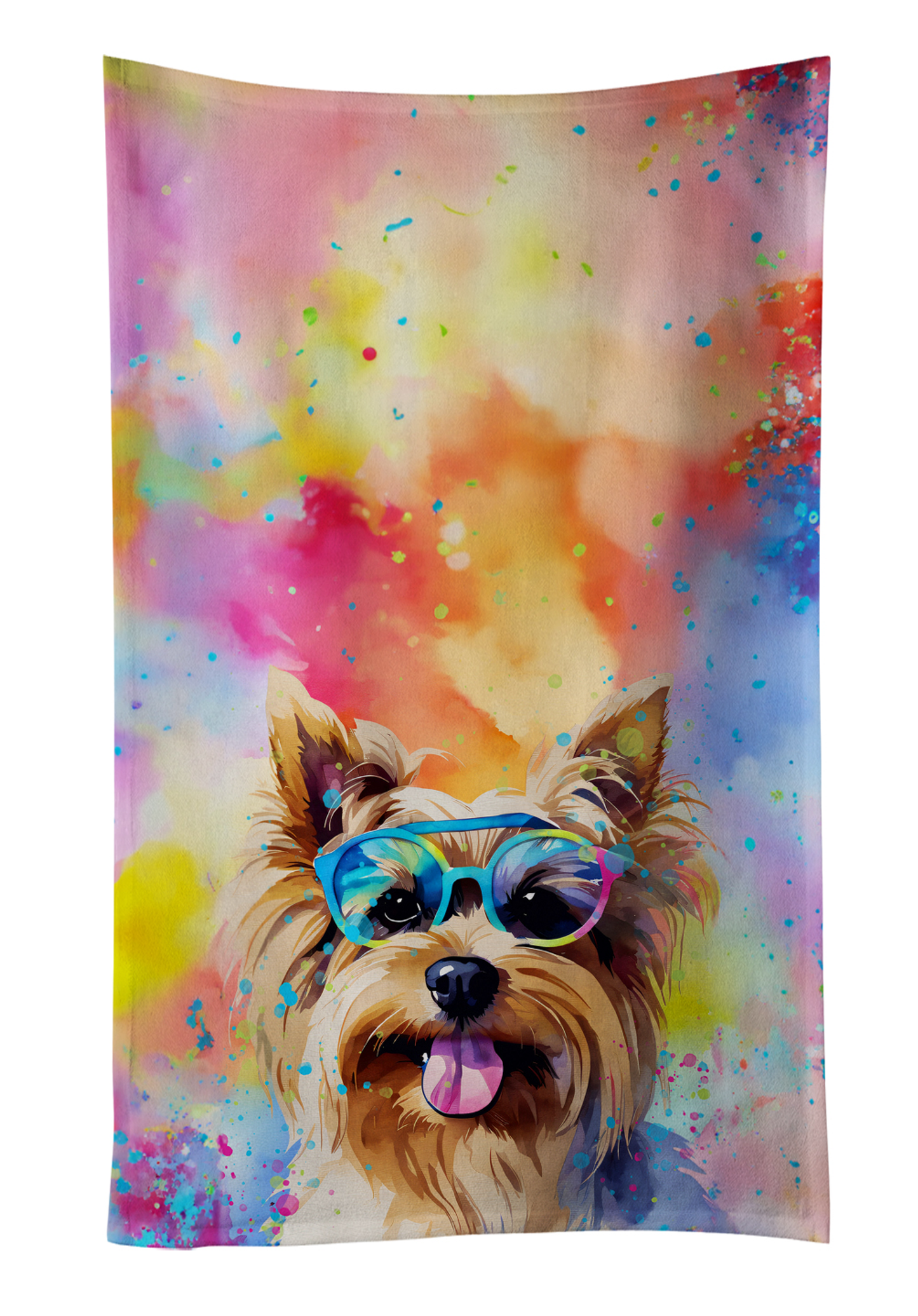 Westie Hippie Dawg Kitchen Towel