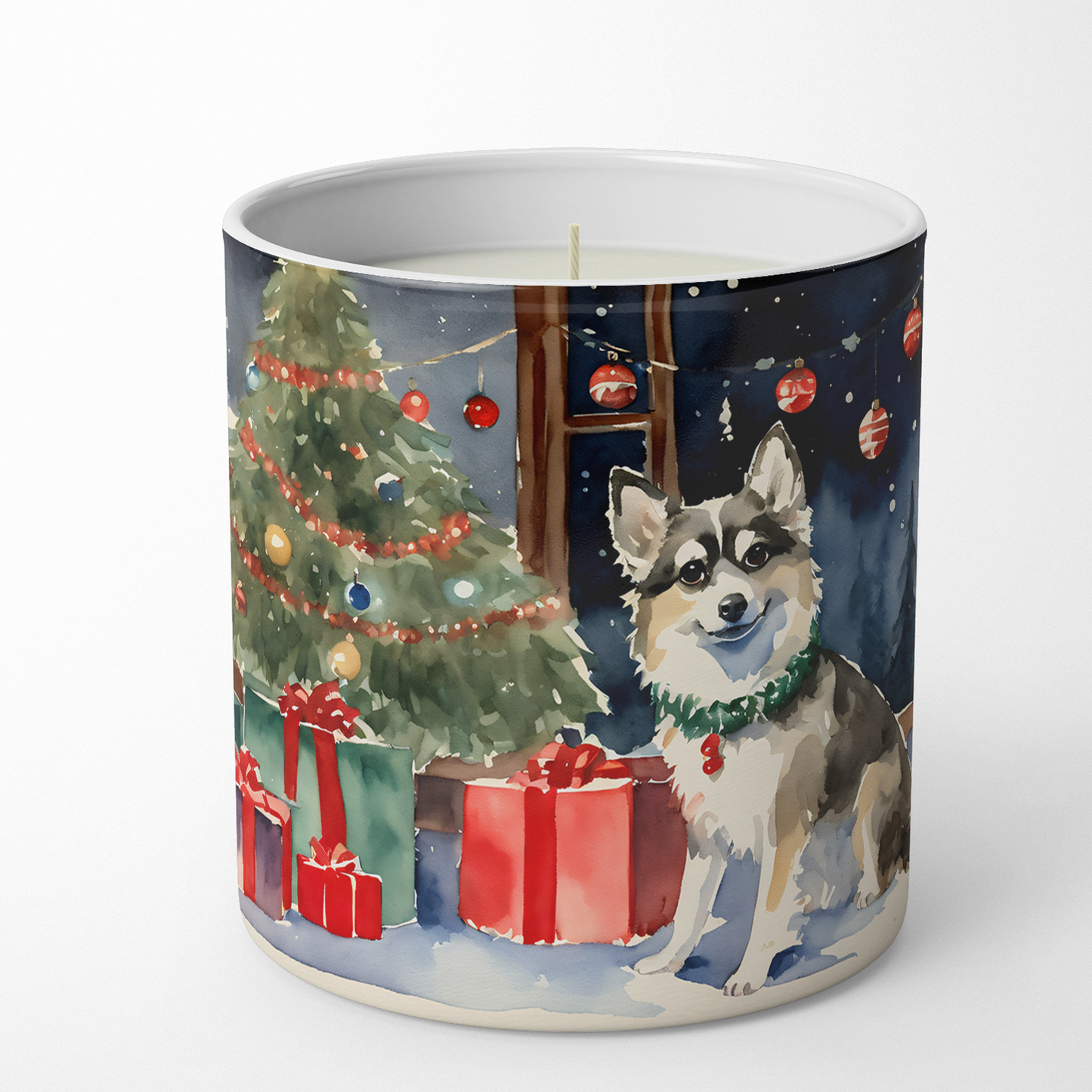 Akita Cozy Christmas Decorative Soy Candle