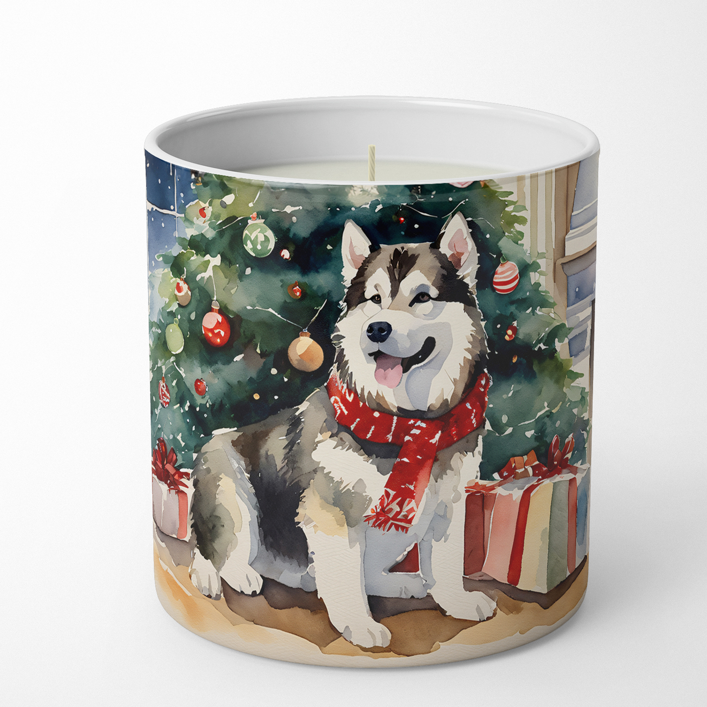 Akita Cozy Christmas Decorative Soy Candle