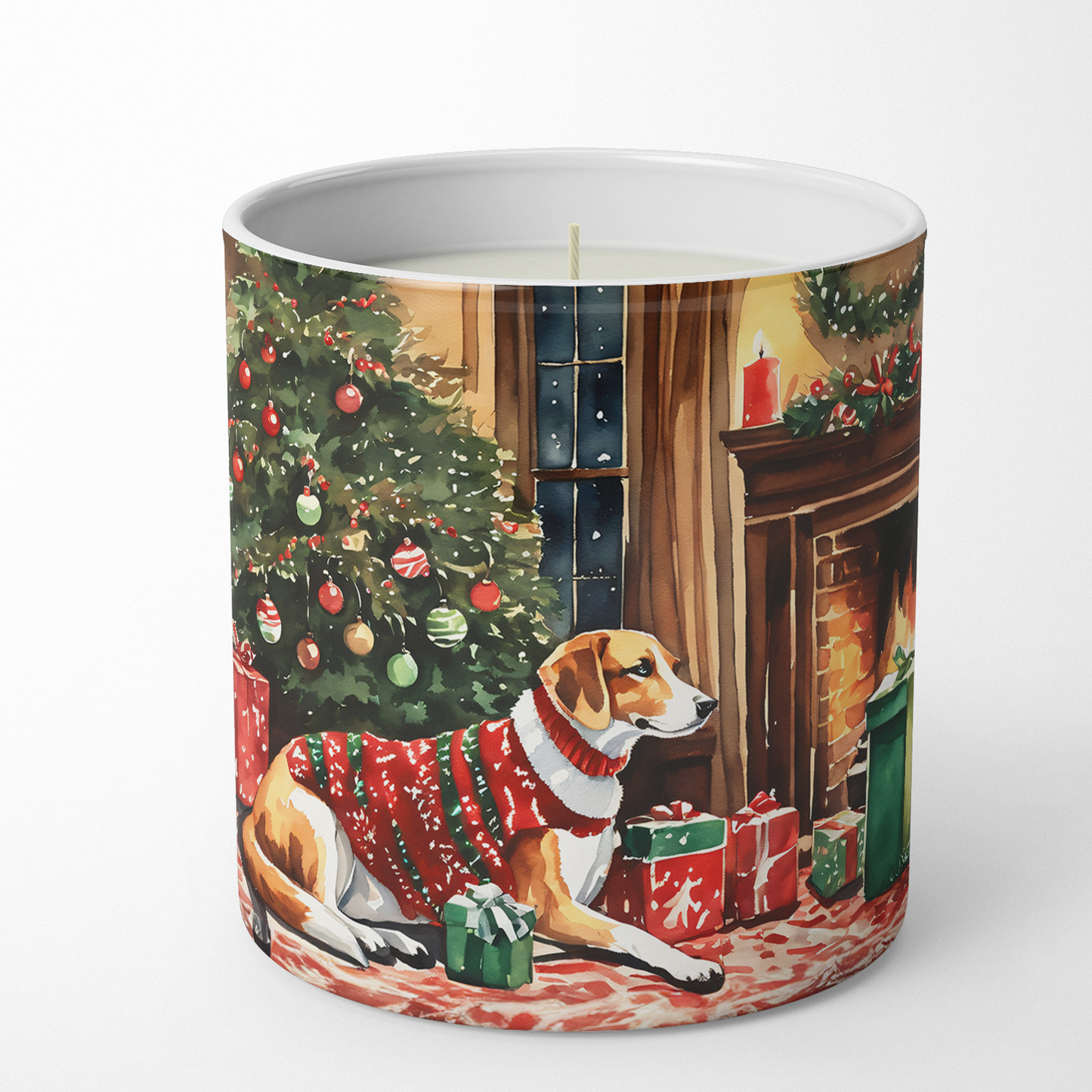 Akita Cozy Christmas Decorative Soy Candle