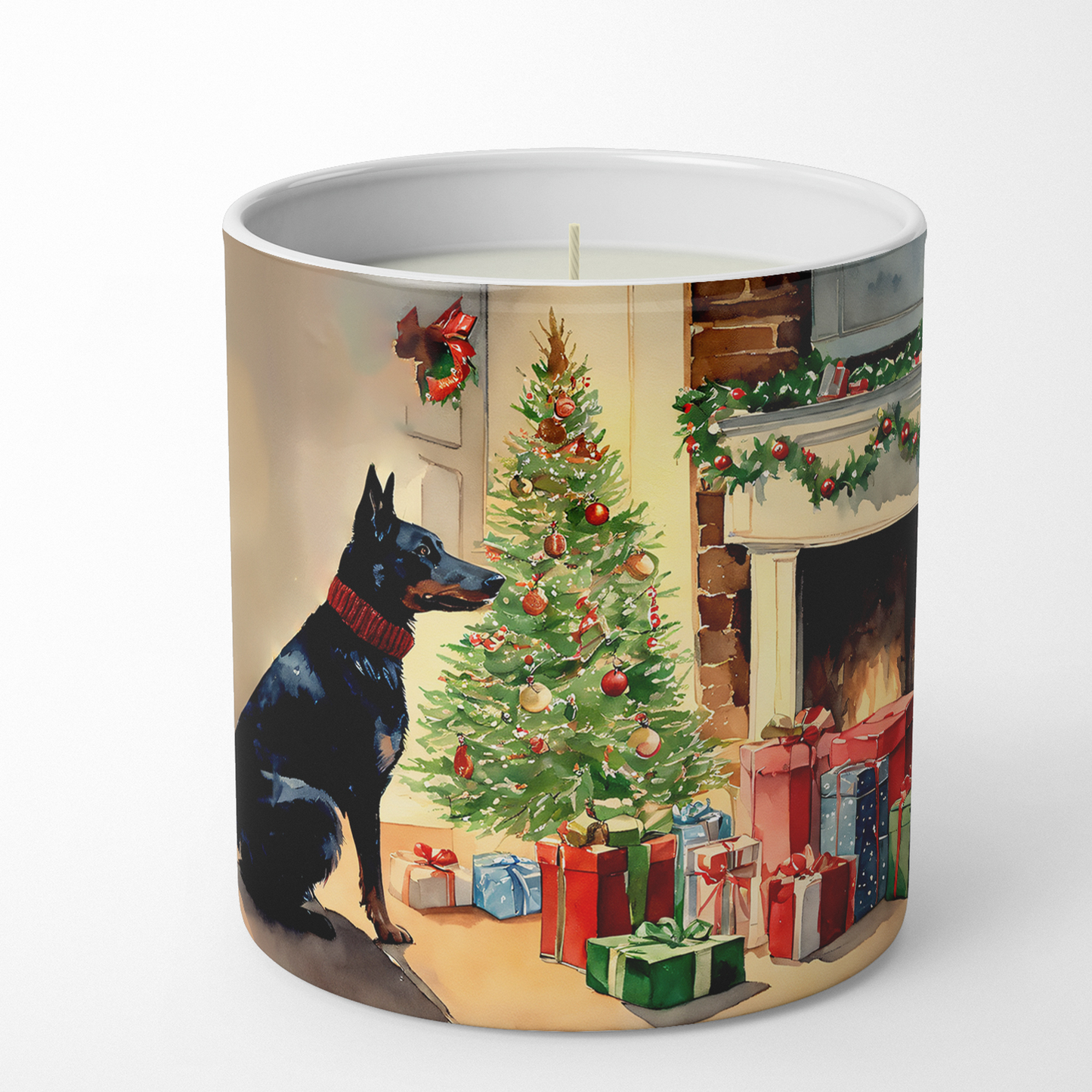 Akita Cozy Christmas Decorative Soy Candle