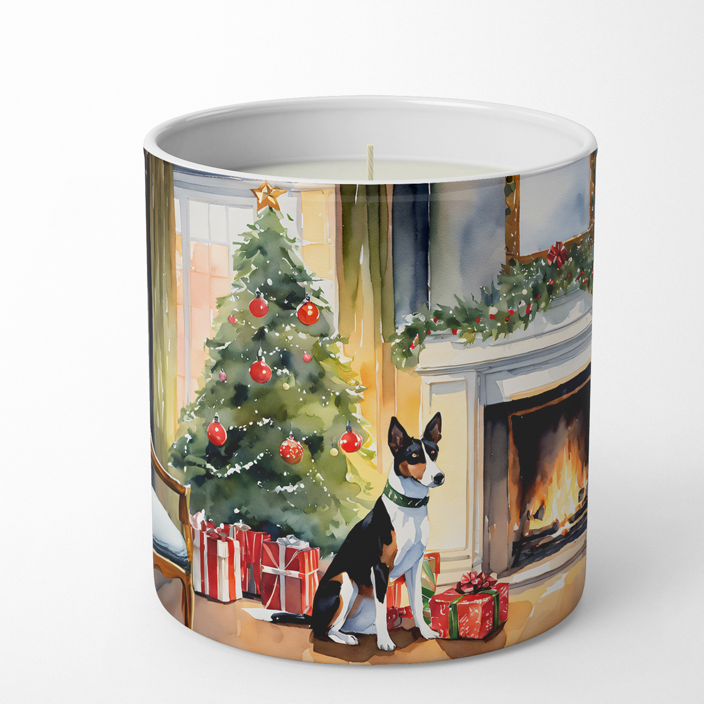 Australian Shepherd Cozy Christmas Decorative Soy Candle