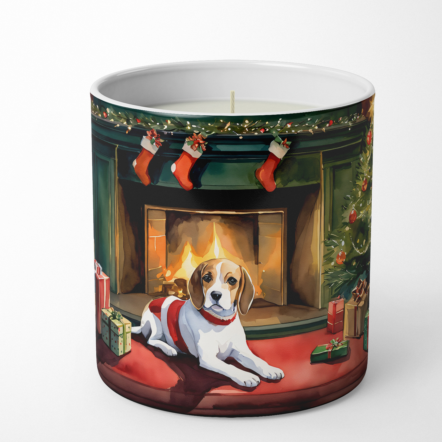 Australian Shepherd Cozy Christmas Decorative Soy Candle