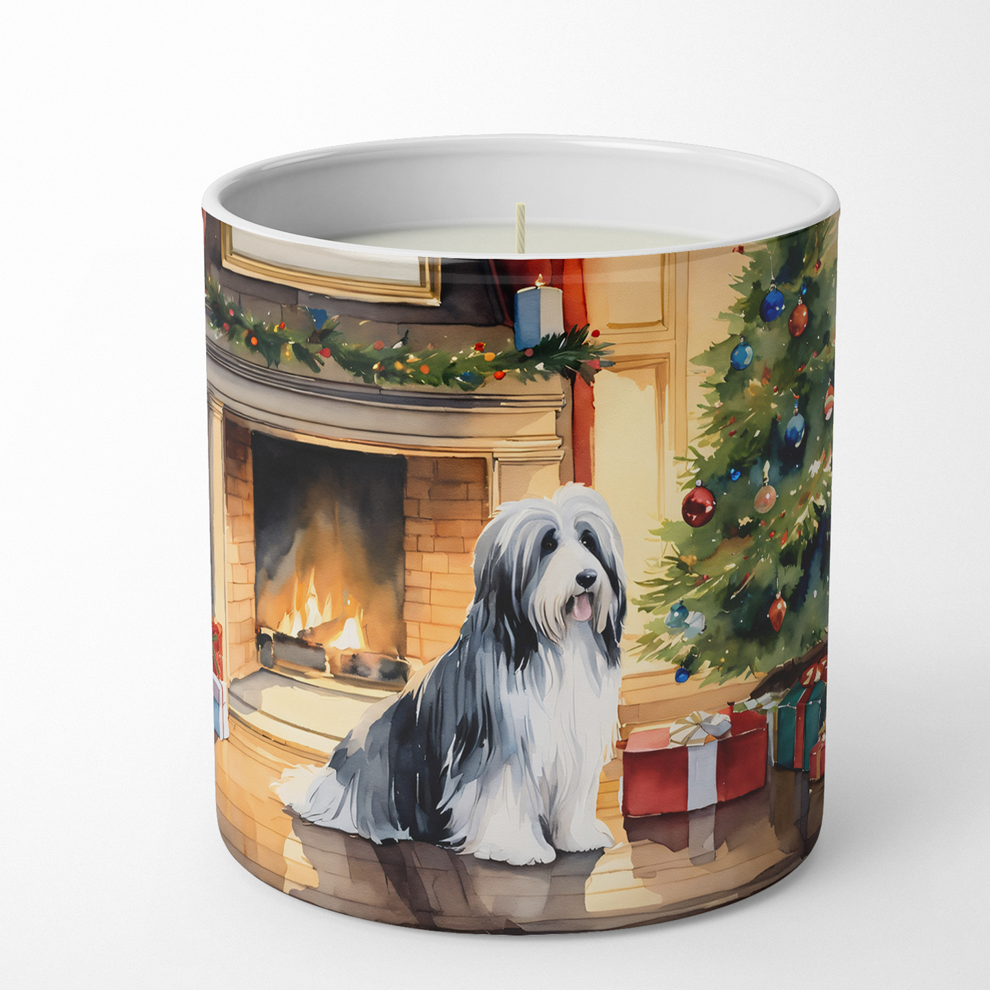 Australian Shepherd Cozy Christmas Decorative Soy Candle