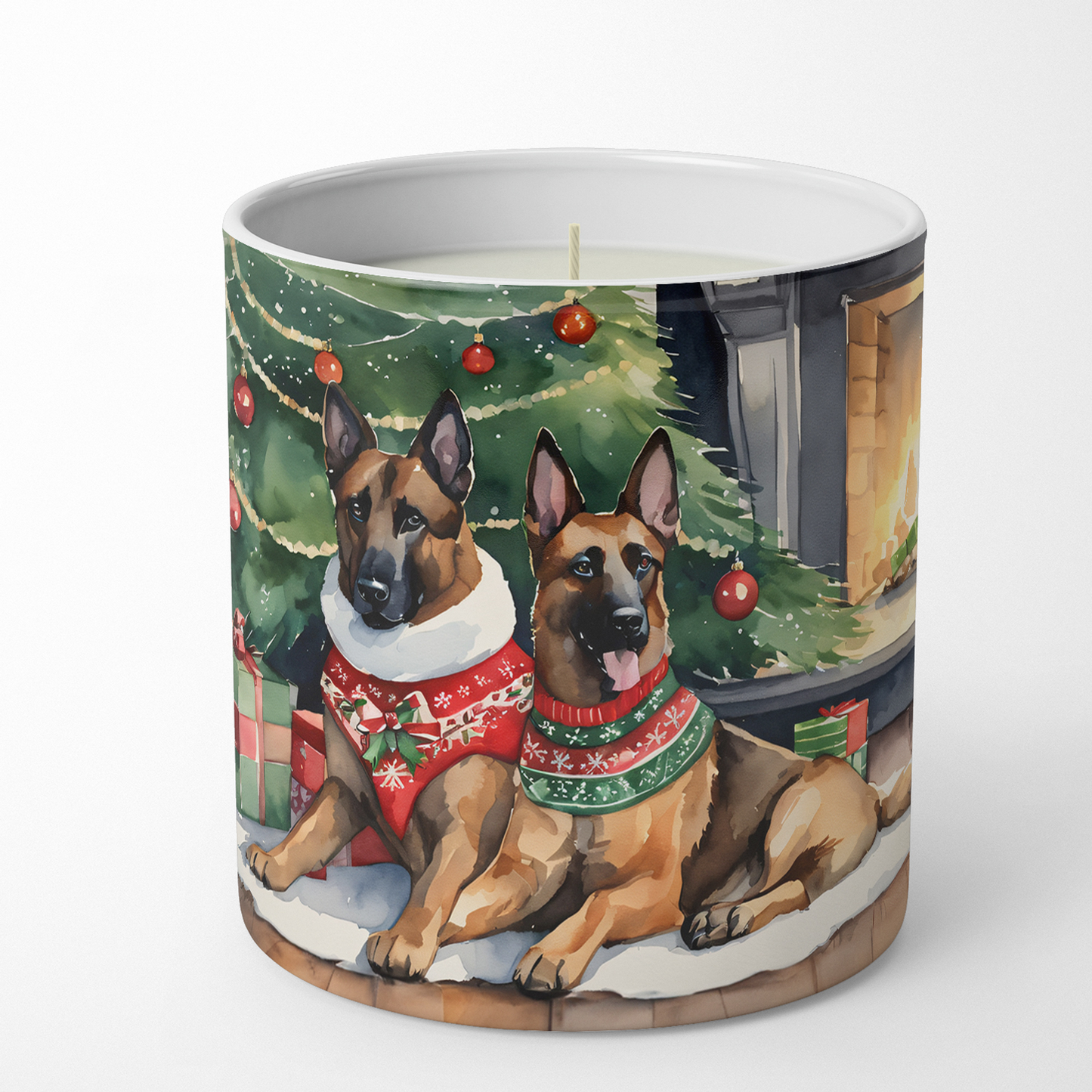 Australian Shepherd Cozy Christmas Decorative Soy Candle