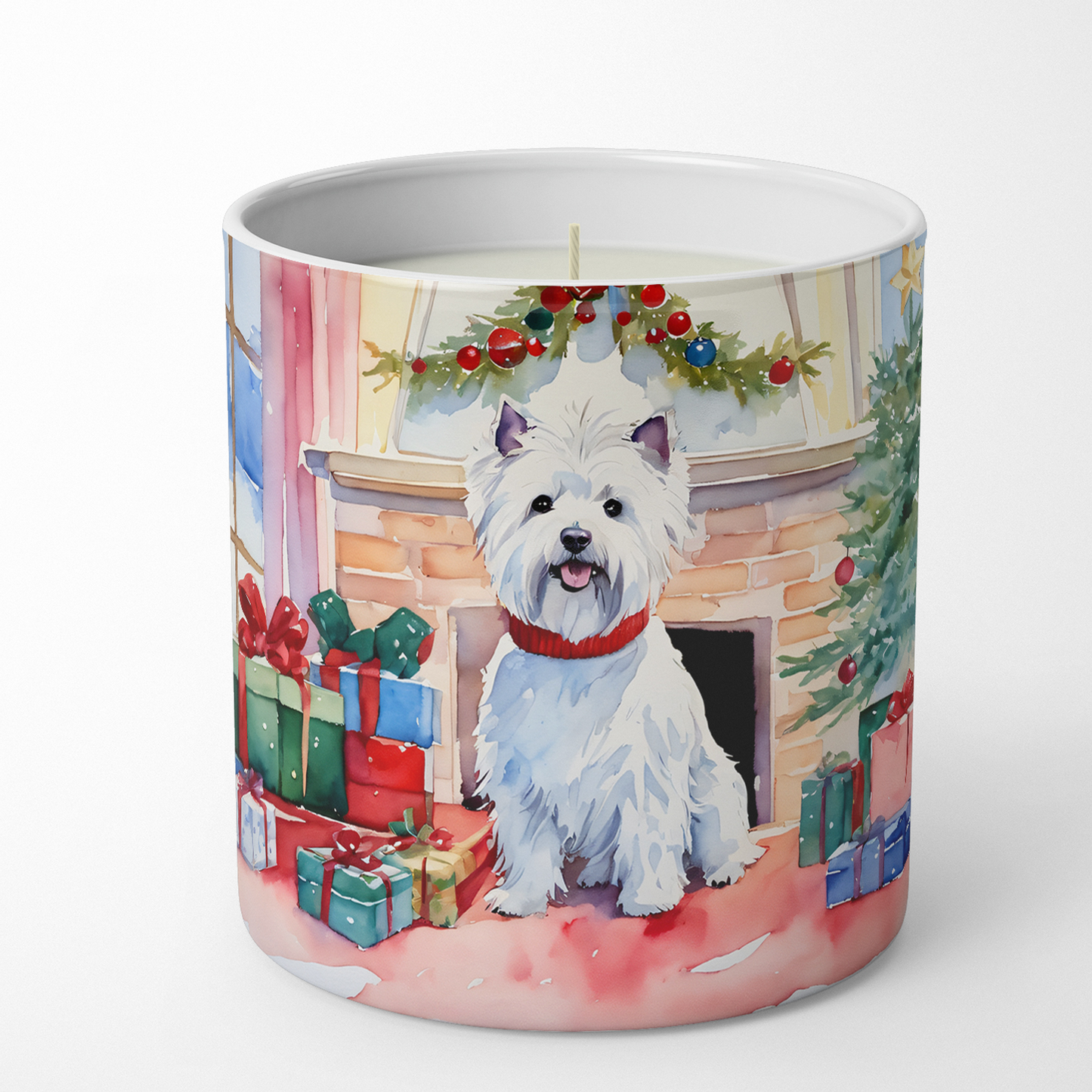 Welsh Springer Spaniel Cozy Christmas Decorative Soy Candle