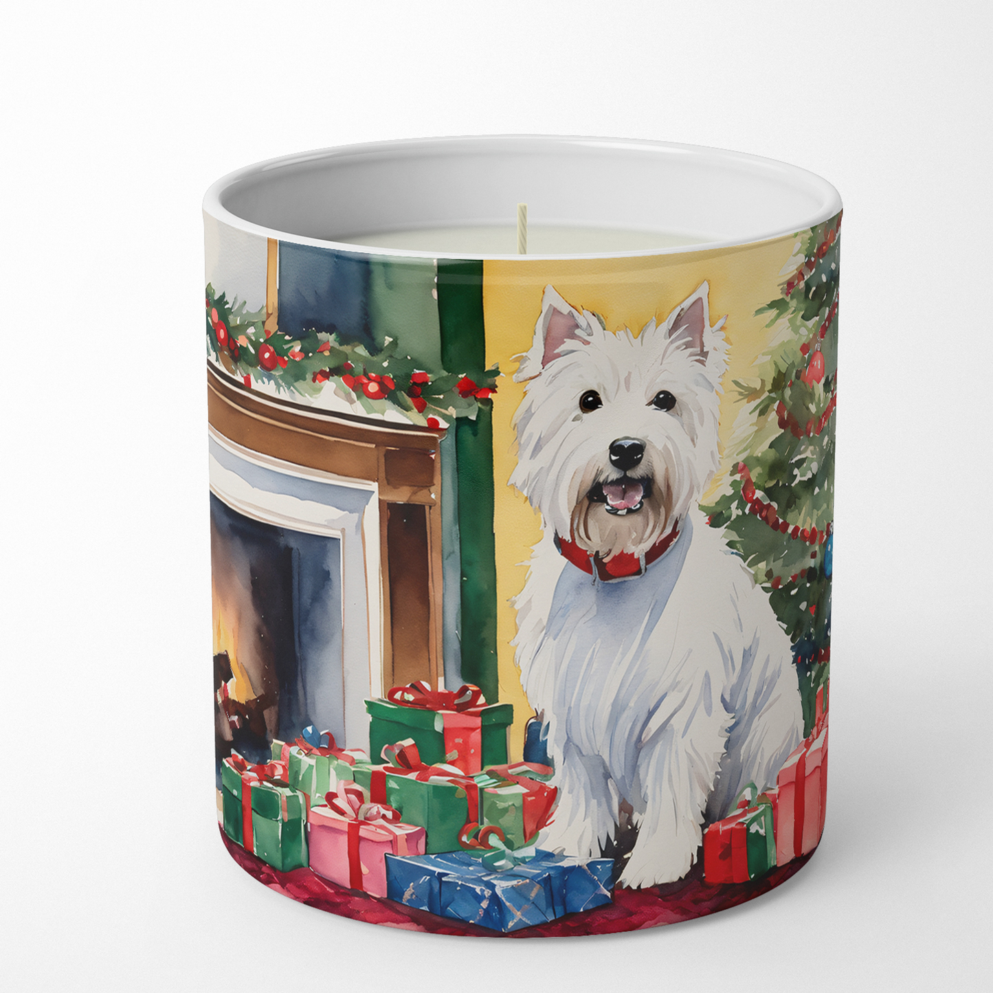 Welsh Springer Spaniel Cozy Christmas Decorative Soy Candle