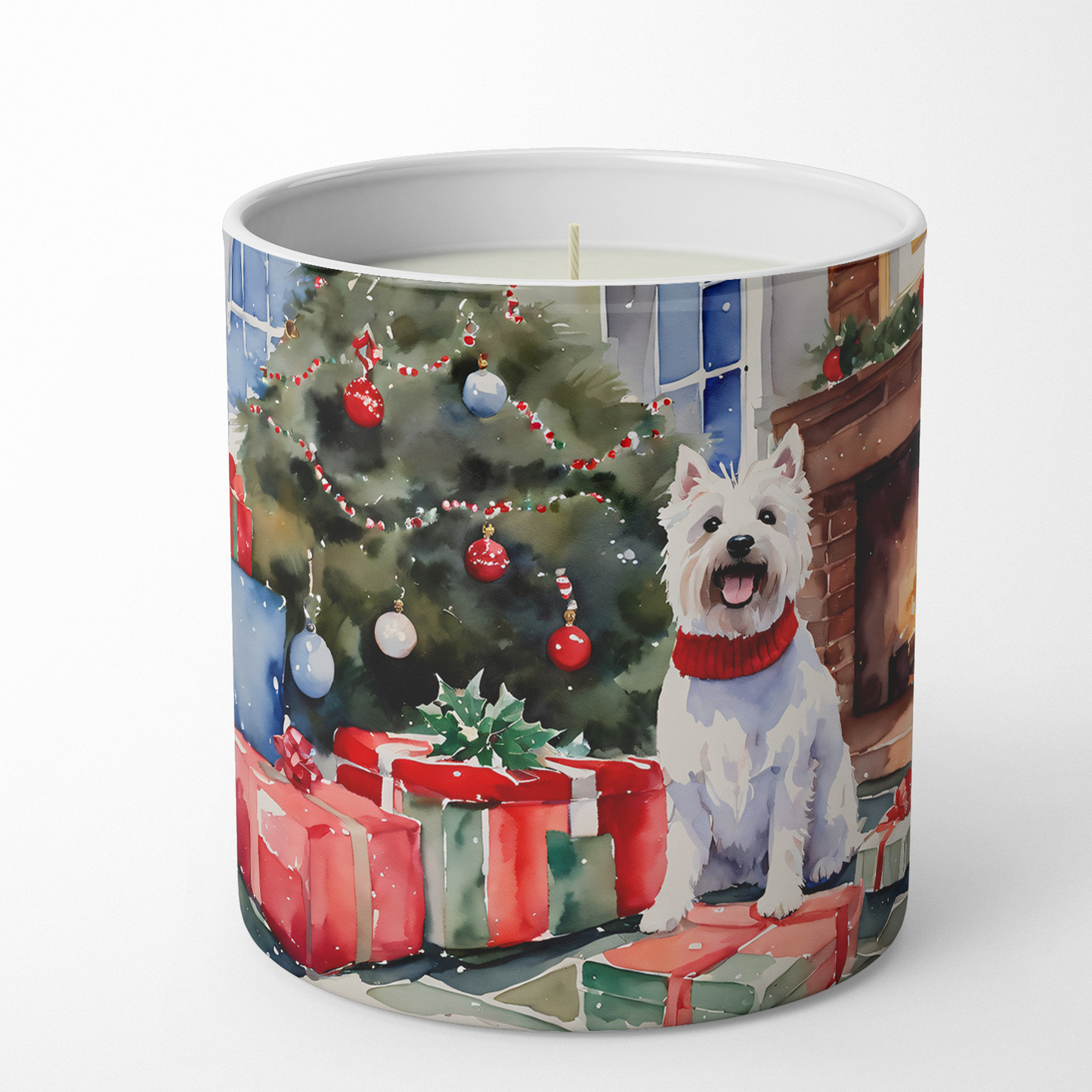 Welsh Springer Spaniel Cozy Christmas Decorative Soy Candle