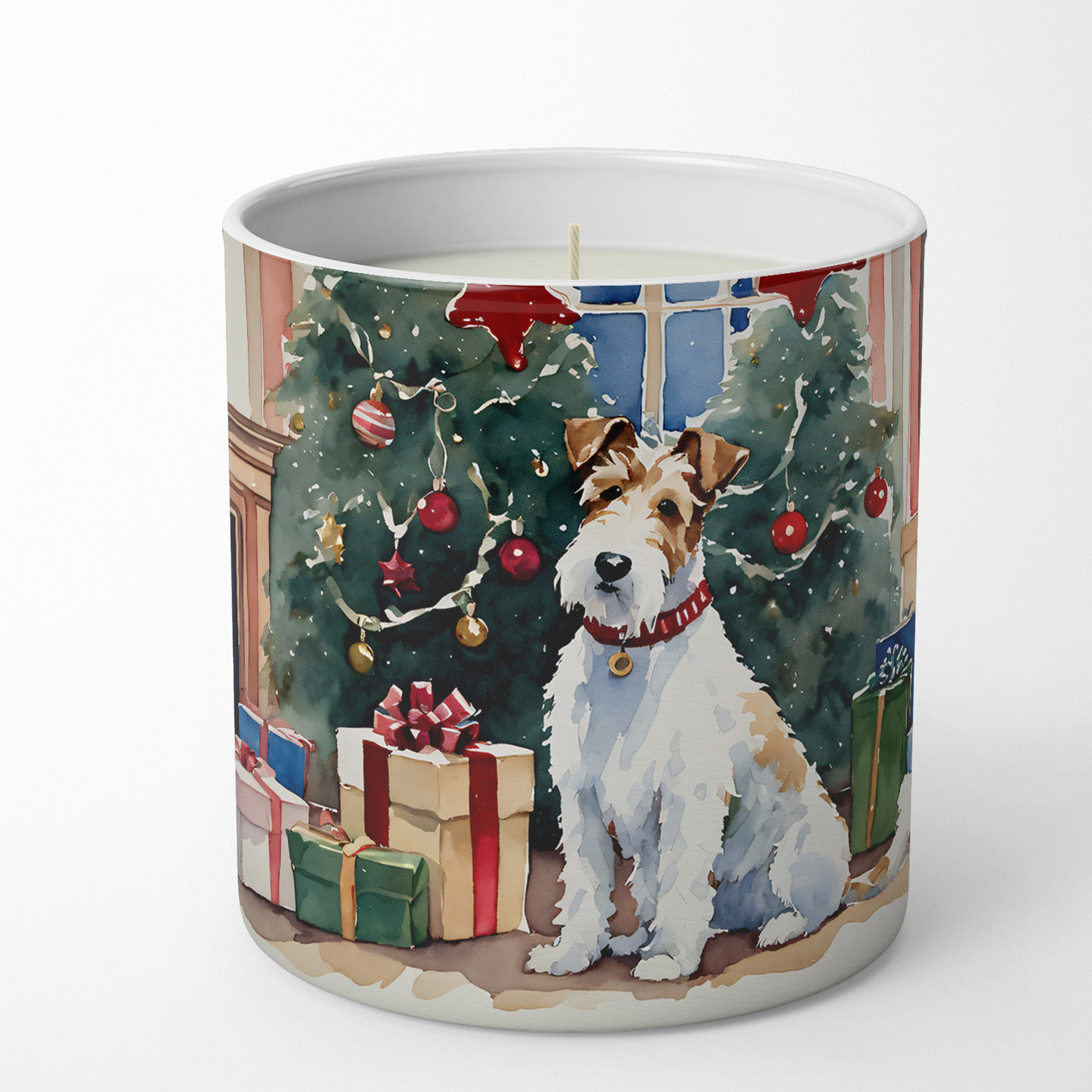 Welsh Springer Spaniel Cozy Christmas Decorative Soy Candle