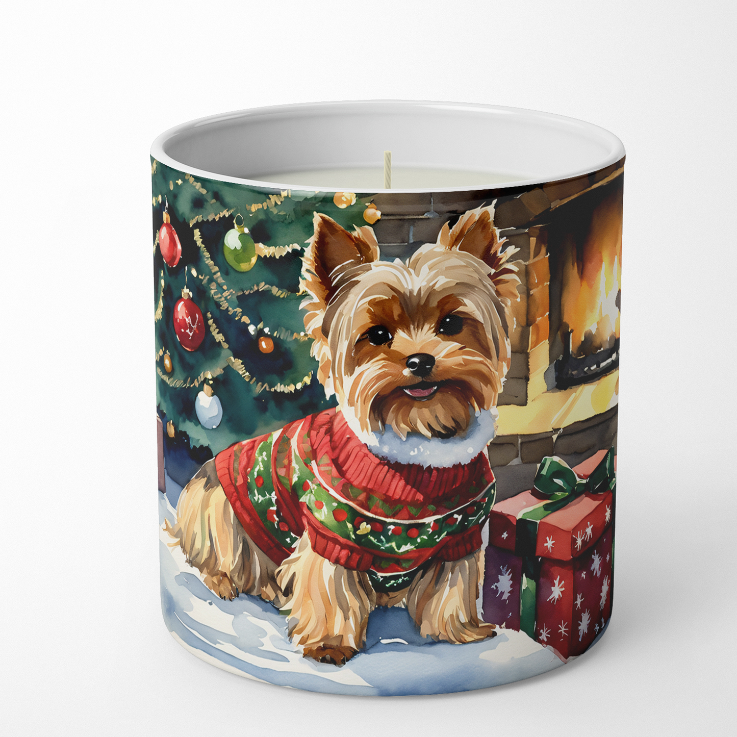 Welsh Springer Spaniel Cozy Christmas Decorative Soy Candle