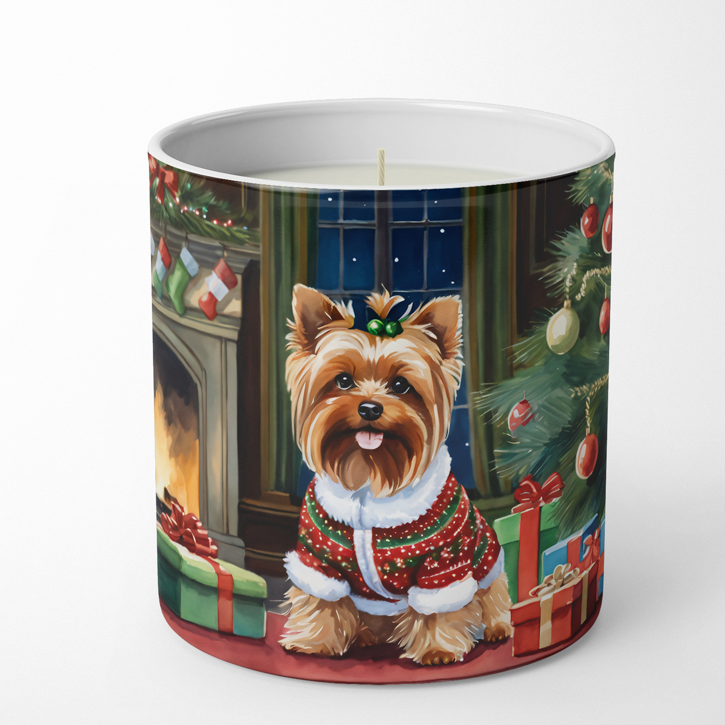 Welsh Springer Spaniel Cozy Christmas Decorative Soy Candle