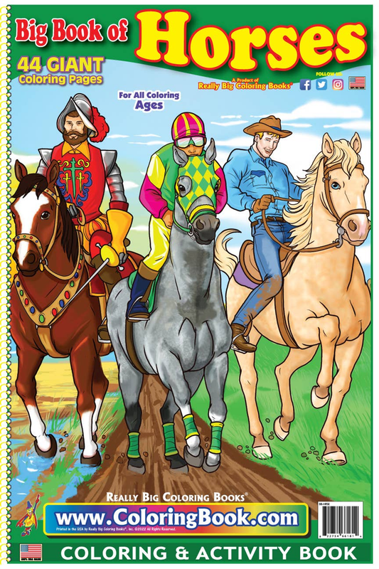 Big Book of Horses Coloring Book