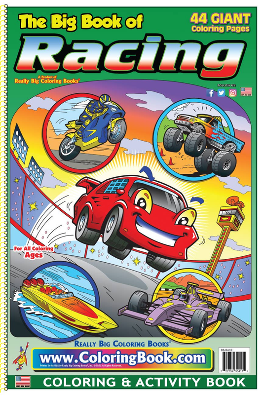 Big Book of Racing Coloring Book