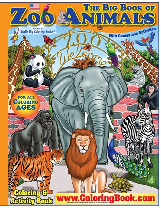 Zoo Animals Really Big Coloring Books