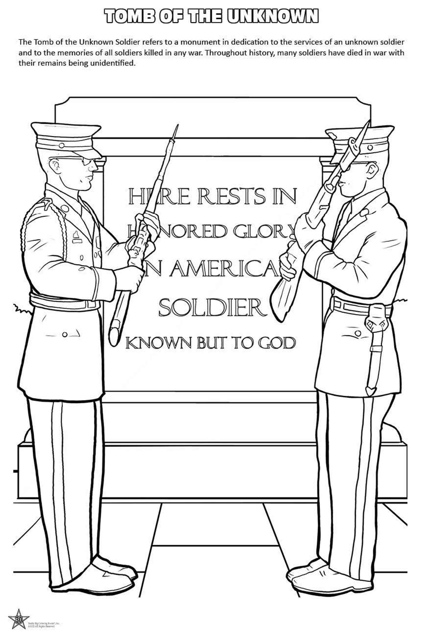 US Armed Forces Coloring Book