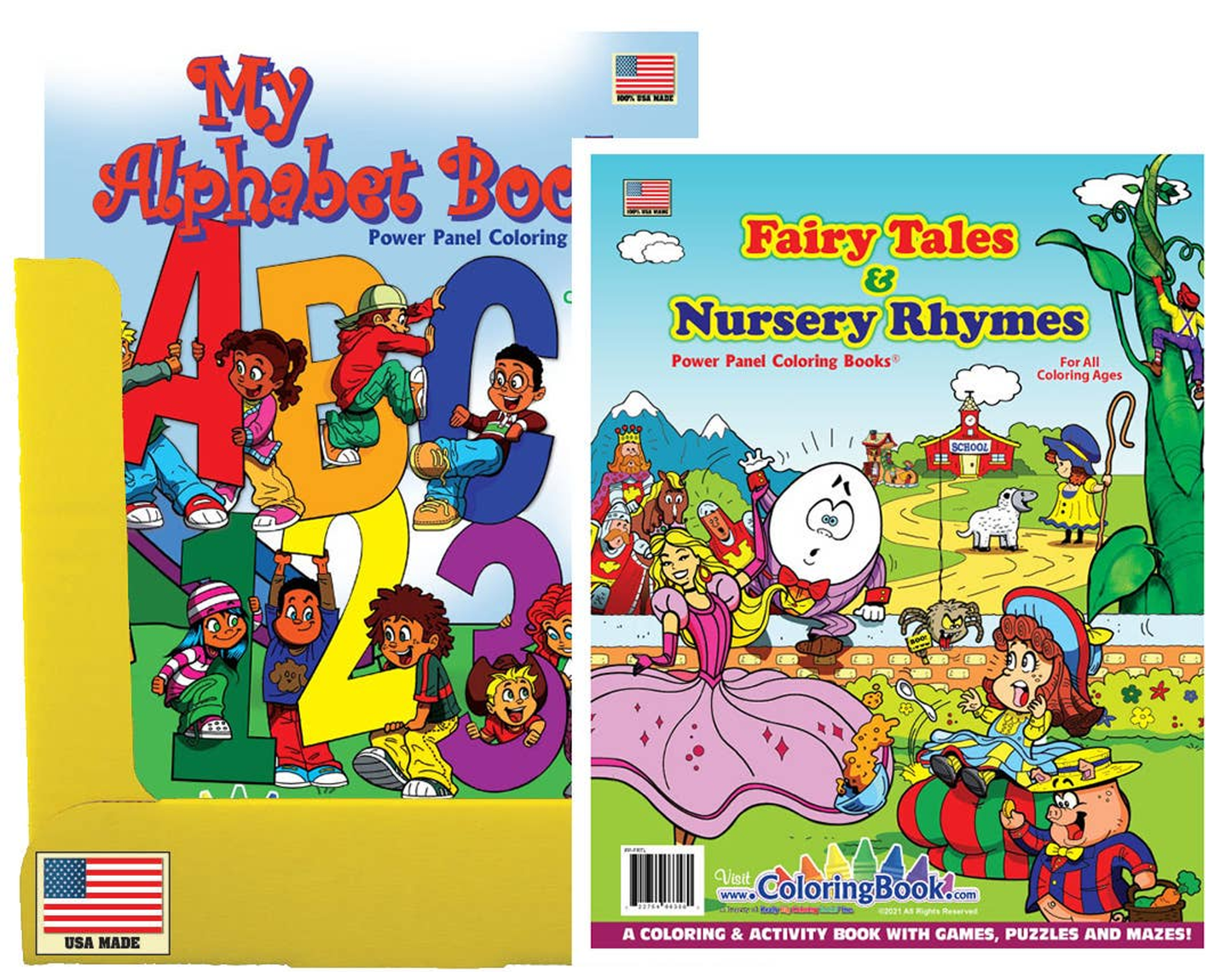 ABC, Fairy Tales Coloring Books