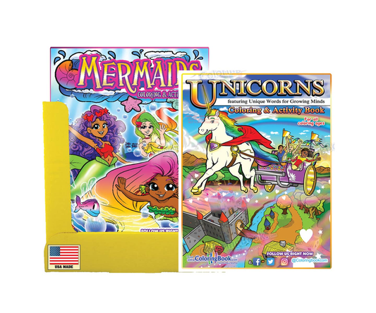 Mermaids Unicorns Coloring Books