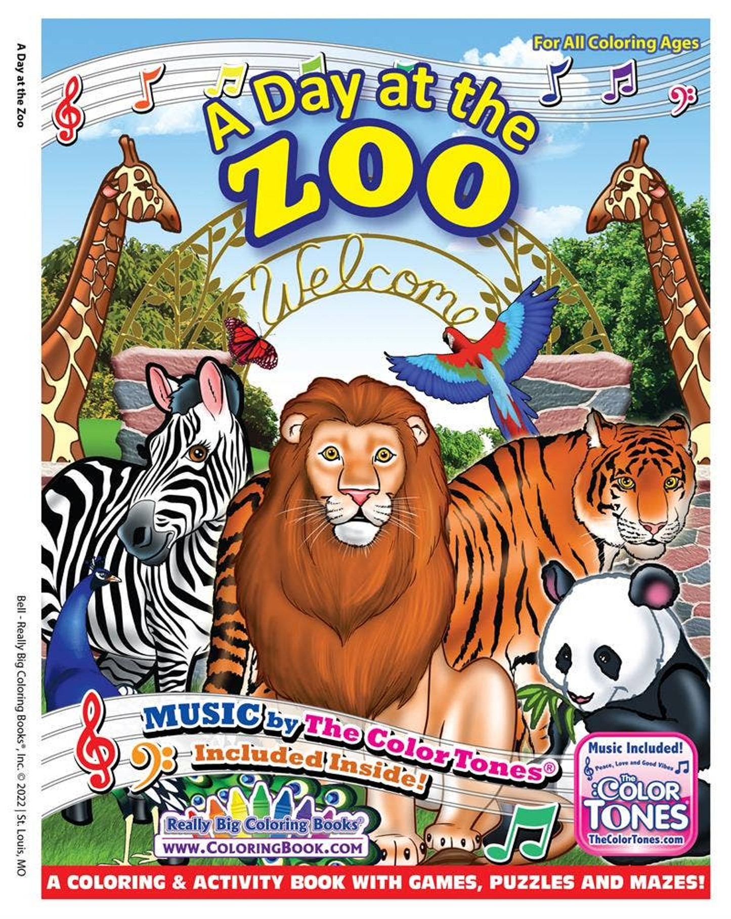 Zoo Animals Coloring Book