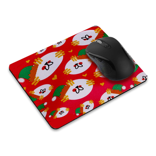 Meowy Christmas Holiday Mousepad