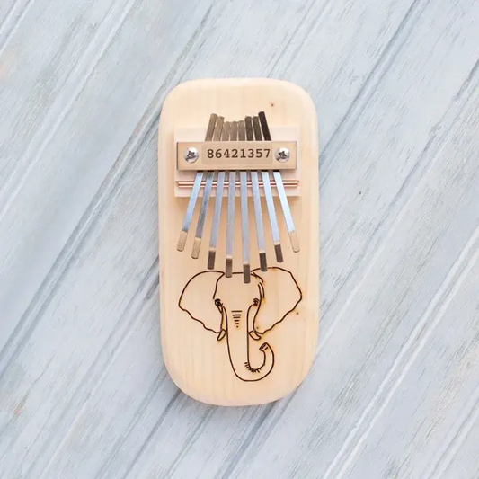 Elephant Engraved Thumb Piano