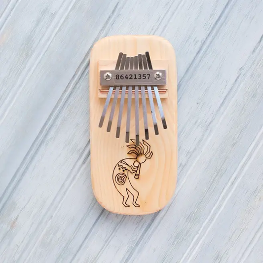 Kokopelli Engraved Thumb Piano