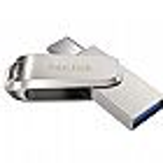 SanDisk Metal Dual Flash Drive, Type C, 256GB USB 3.1