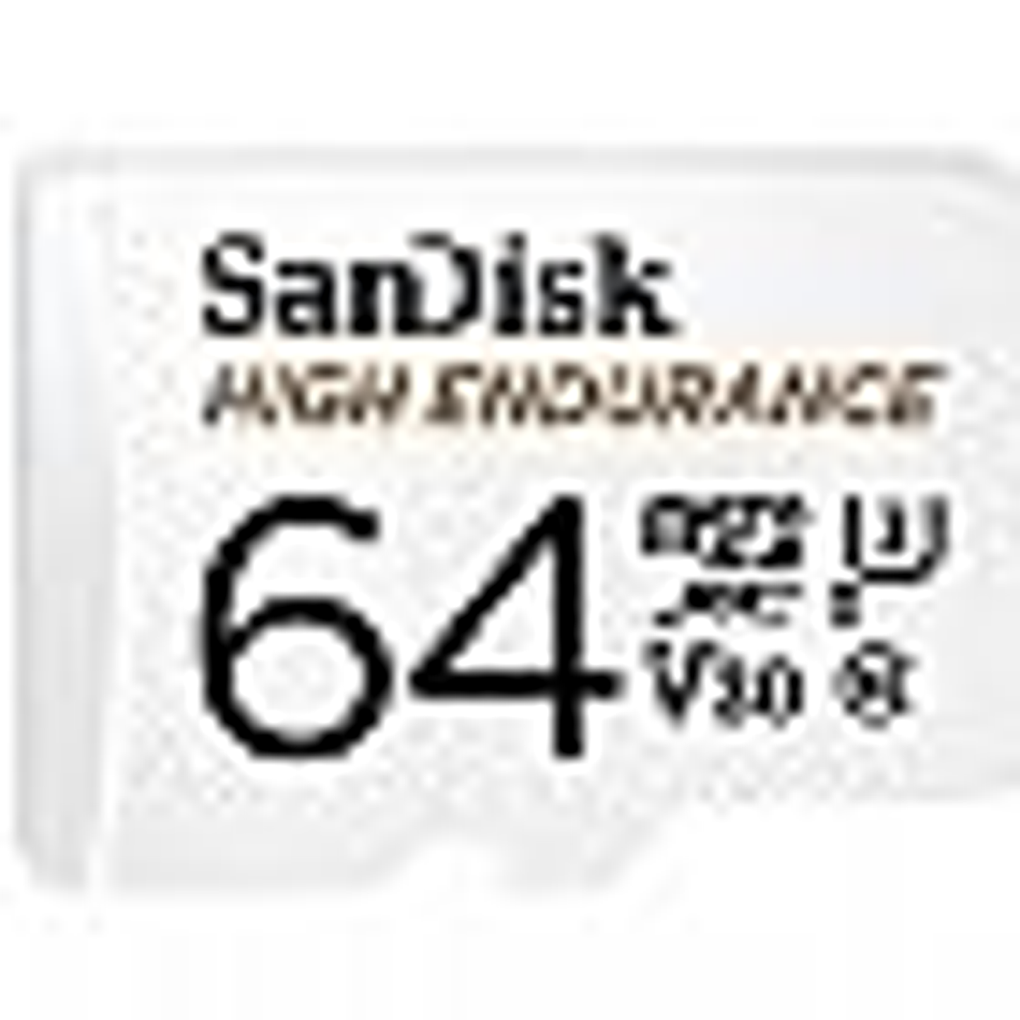 SanDisk High Endurance MicroSDXC, 64GB, U3, V30, C10, Full HD recording, with Adapter