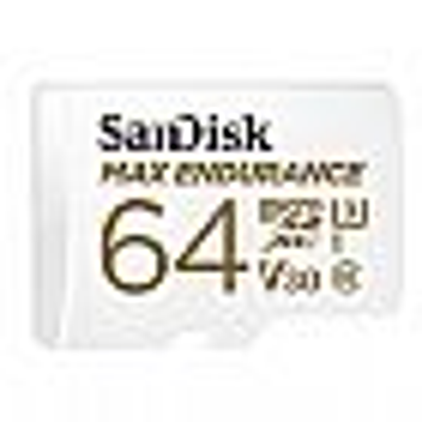 SanDisk MAX Endurance MicroSDXC, 64GB, U3, V30, C10, Full HD recording, with Adapter