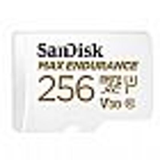 SanDisk MAX Endurance MicroSDXC, 256GB, U3, V30, C10, Full HD recording, with Adapter