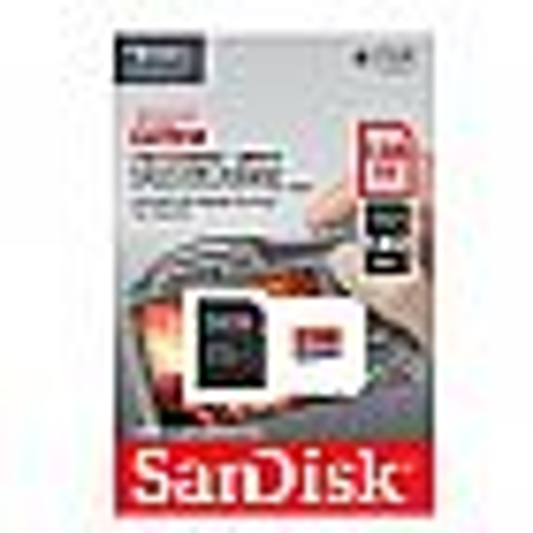 SanDisk Ultra microSDHC Memory Card, 128GB, 140MB/s, C10, UHS, U1, A1, Card with Adapter