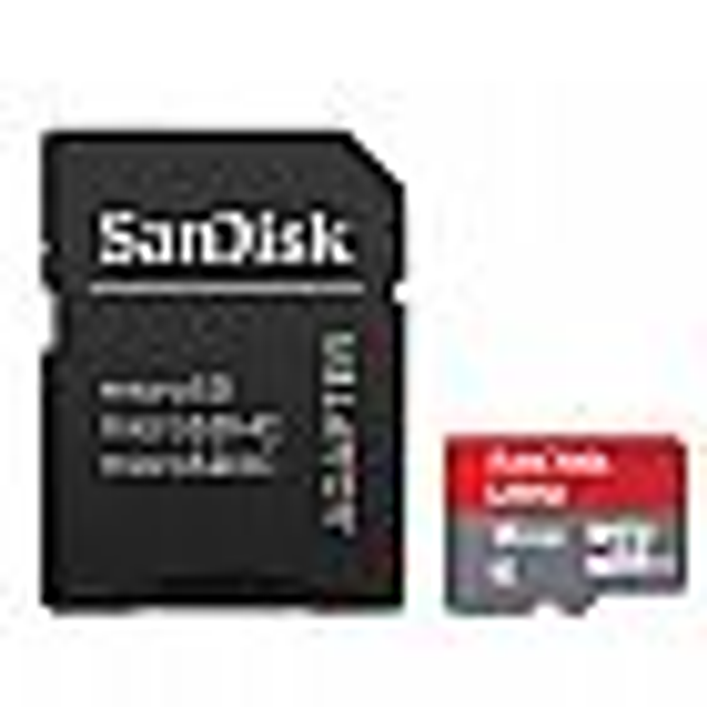 SanDisk Ultra microSDHC Memory Card, 16GB, SDSQUNC-016G-AN6MA, Class 10/UHS-I, With Adapter