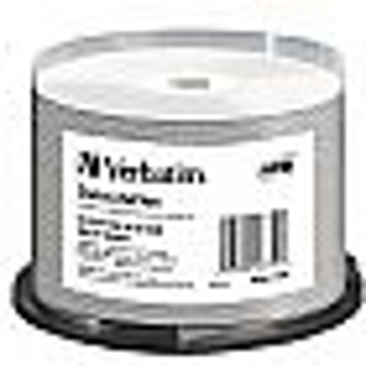 Verbatim DVD+R DL, 43754, 8.5GB, 8X, DataLifePlus White Thermal Printable, 50PK Spindle