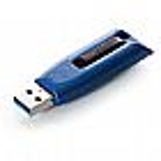 Verbatim Store 'n' Go V3 Max USB 3.0 Flash Drive, 256GB, Blue