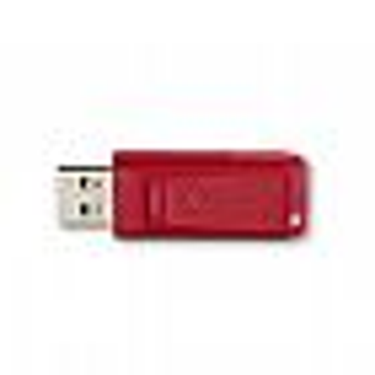 Verbatim Store 'n' Go USB Flash Drive, 96806, 32GB, USB 2.0, Red, P/W Protection, TAA, MICROBAN