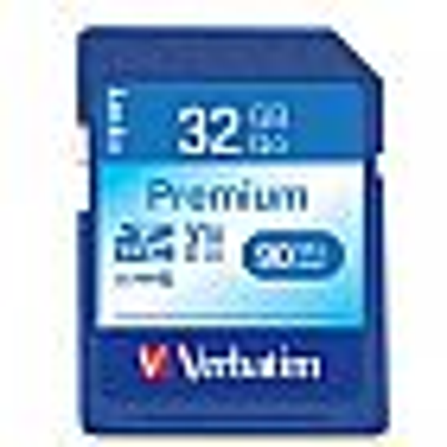 Verbatim Premium SDHC Memory Card, 96871, 32GB, 133X, Class 10, TAA